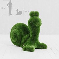 Gartenfigur Schnecke - Topiary - Glasfaserkunststoff & Kunstrasen - Garry Gartenfigur Schnecke - Topiary - Glasfaserkunststoff & Kunstrasen - Garry von Gartentraum.de