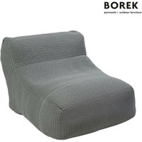Sitzsack von Borek - modern - witterungsbeständig - Leno Sitzsack / Iron Grey von Gartentraum.de