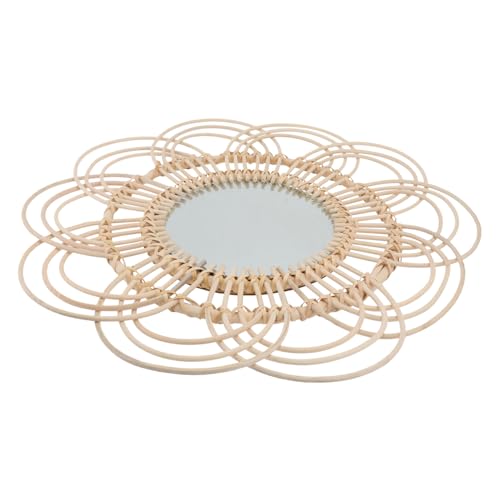 Gatuida Handgefertigter Rattan Wandspiegel Khaki Dekorativer Gewebter Schminkspiegel Minimalistisches Design Natürliche Wandmontierter Deko Spiegel für Wohn und Schlafzimmer Gatuida Handgefertigter Rattan Wandspiegel Khaki Dekorativer Gewebter Schminkspiegel Minimalistisches Design Natürliche Wandmontierter Deko Spiegel für Wohn und Schlafzimmer von Gatuida