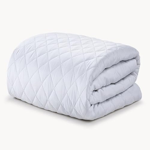 Gaveno Cavailia Matratzenschoner, hochwertig, extra weich, gesteppt, antiallergen, atmungsaktiv, hypoallergen, pflegeleicht, 1,2 m kleines Doppelbett, Polycotton, Weiß von GC GAVENO CAVAILIA