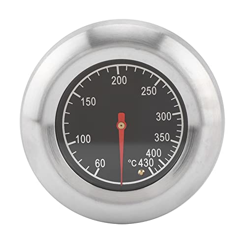Grill-Thermometer, Edelstahl-Grill-Thermometer, Barbecue-Smoker-Grill-Temperaturanzeige, 60–430 ℃, Grill-Fleisch-Thermometer von Gavigain