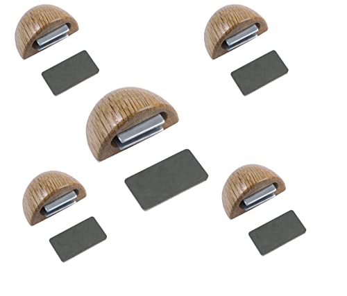 Gedotec Türstopper Holz mit Magnet - Eiche | MAGNETIC BOB | 5 Stück Premium Tür Stopper aus Vollholz | Türstopper Boden selbstklebend | Türstopper klein für Zimmertüren | door stop Bodentürpuffer Gedotec Türstopper Holz mit Magnet - Eiche | MAGNETIC BOB | 5 Stück Premium Tür Stopper aus Vollholz | Türstopper Boden selbstklebend | Türstopper klein für Zimmertüren | door stop Bodentürpuffer von Gedotec