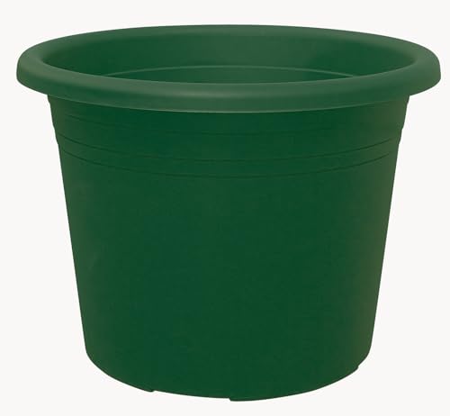 Geli Blumentopf CYLINDRO rund aus Kunststoff, Farbe:olivgrün, Durchmesser:50 cm von Geli