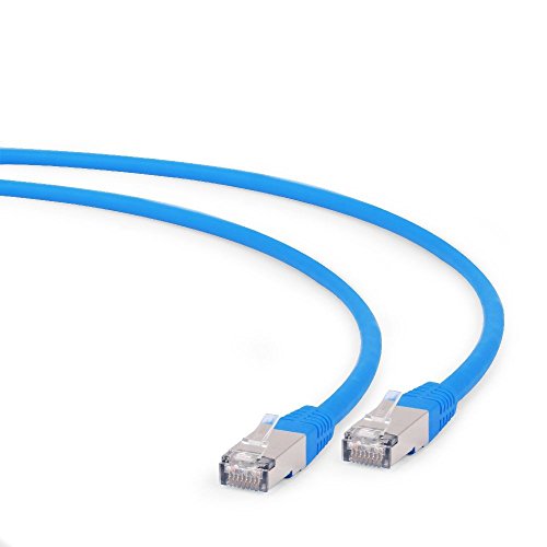 Gembird PP6A-LSZHCU-B-0.25M Netzwerkkabel 0,25 m Cat6a S/FTP (S-STP) Blau - Netzwerkkabel (0,25 m, Cat6a, S/FTP (S-STP), RJ-45, RJ-45, Blau) von Gembird