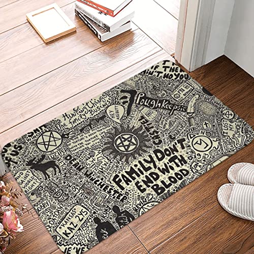 Hauseingang Fußmatte Supernatural Badezimmer Rutschfester Teppich Schlafzimmermatte Eingangstür Fußmatte Hausteppich Dekorieren 24"x36" von Genan Trading