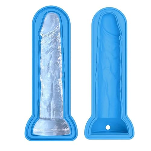 Generic 18cm Kleiner Penis Dildo für Frauen,Adult Prank Eiswürfelform Schalen Spaß Formen, Silikon personalisierte Eiswürfelform für Eis Kühlen von Generic