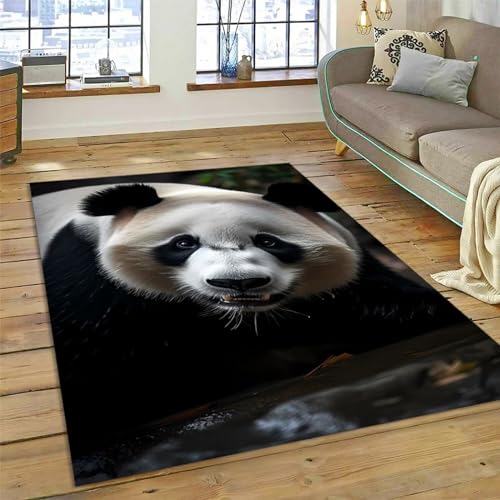3D Gedruckter Teppich Tierischer Niedlicher Fantasy-Panda-Cartoon Wohnzimmer Schlafzimmer Anti Rutsch Carpet Kinder Mädchen Jungen Zimmer Spielen Krabbeln Fußmatten 80 X 120 Cm - Leich -0J9Y/H6U5-0T8Q von Generic