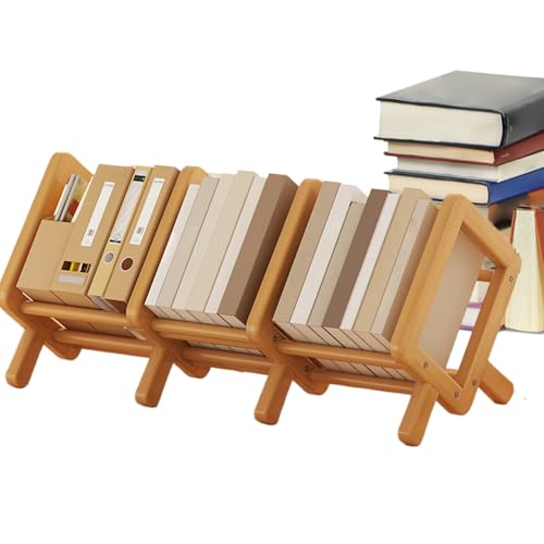 Desktop Bücherregal - Bücherregal Für Schreibtisch - Ausziehbar Holz Organizer Halter Display Ablage Für Wohnzimmer Büro Kinderzimmer Desktop Bücherregal - Bücherregal Für Schreibtisch - Ausziehbar Holz Organizer Halter Display Ablage Für Wohnzimmer Büro Kinderzimmer von Generic