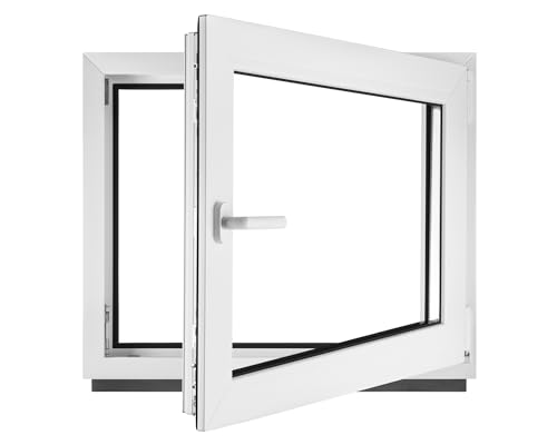 Fenster Kellerfenster Kunststofffenster Kunstoff weiß BxH 120 x 50 cm DIN Rechts - ALLE GRÖßEN - 3 fach Verglasung BxH 1200 x 500 mm - Funktion Dreh-Kipp - BauPlaza Fenster Kellerfenster Kunststofffenster Kunstoff weiß BxH 120 x 50 cm DIN Rechts - ALLE GRÖßEN - 3 fach Verglasung BxH 1200 x 500 mm - Funktion Dreh-Kipp - BauPlaza von Generic
