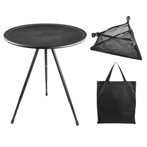 Klapptische Für Outdoor - Terrasse Outdoor Runder Klapptisch Beistelltisch | Runder Tragbarer Verstellbarer Tisch Für Camping Garten & Freizeit Klapptische Für Outdoor - Terrasse Outdoor Runder Klapptisch Beistelltisch | Runder Tragbarer Verstellbarer Tisch Für Camping Garten & Freizeit von Generic
