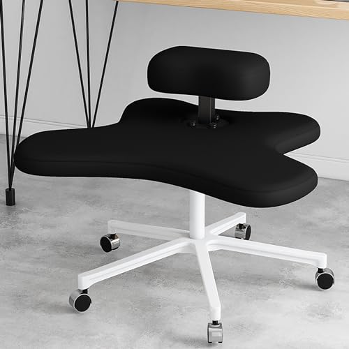 BüRostuhl mit Gekreuzten Meditationsstuhl fürs Büro, im Schneidersitz kniend, ergonomischer Kniestuhl für den Heimschreibtisch, im Schneidersitz, höhenverstellbarer Hocker für Computerarbeit BüRostuhl mit Gekreuzten Meditationsstuhl fürs Büro, im Schneidersitz kniend, ergonomischer Kniestuhl für den Heimschreibtisch, im Schneidersitz, höhenverstellbarer Hocker für Computerarbeit von Generic