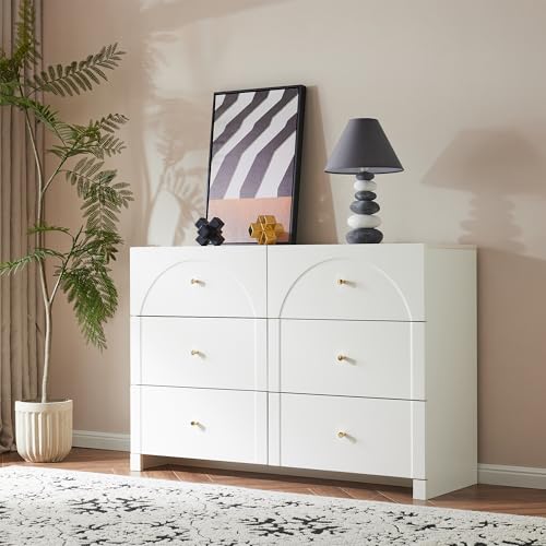 Kommode mit 6 Schubladen Sideboard 120 cm Breit Schuhschrank für Wohnzimmer Schlafzimmer Esszimmer Küche Schließfächer Buffetschrank Kabinett Weiß Kommode mit 6 Schubladen Sideboard 120 cm Breit Schuhschrank für Wohnzimmer Schlafzimmer Esszimmer Küche Schließfächer Buffetschrank Kabinett Weiß von Generic