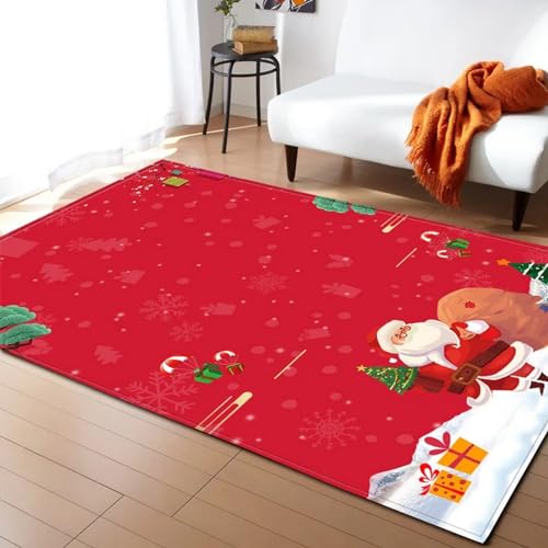 Kuscheldecke Flanell Mikrofaser Frohe Weihnachten Cartoon Weihnachtsmann 200 X 300 cm 3D Gedruckte Decke Fleecedecke Weich Wohndecke Tagesdecke Dicke Sofadecke Zweiseitige Decke Sofa & Bett -3J0W-G9S von Generic