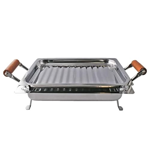 Luxuriöser argentinischer Grill aus Edelstahl – Brasero de mesa Argentina Grill – perfekt für Grillabende im Freien und Asados. von Generic