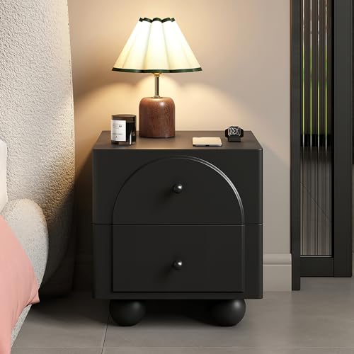 Nachttisch, luxuriöser Retro-mit Zwei Schubladen, kreativer, Moderne Kommode für Schlafzimmer und Wohnzimmer, einfache Installation Nachttisch, luxuriöser Retro-mit Zwei Schubladen, kreativer, Moderne Kommode für Schlafzimmer und Wohnzimmer, einfache Installation von Generic
