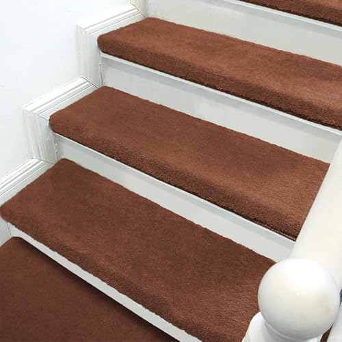 Teppich Treppenstufen Bullnose Treppenmatte Teppich rutschfest Mit Sicherheitskleber Indoor Treppenschutzpolster Für Holzstufen Kinder Haustiere, Black, 100X28+3cm Teppich Treppenstufen Bullnose Treppenmatte Teppich rutschfest Mit Sicherheitskleber Indoor Treppenschutzpolster Für Holzstufen Kinder Haustiere, Black, 100X28+3cm von Generic