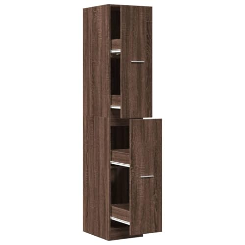 Genérico Wenjingqi 3309633 Medizinschrank, Holztechnik, Braun, Eiche, 30 x 41 x 174,5 cm, Braun Genérico Wenjingqi 3309633 Medizinschrank, Holztechnik, Braun, Eiche, 30 x 41 x 174,5 cm, Braun von Genérico