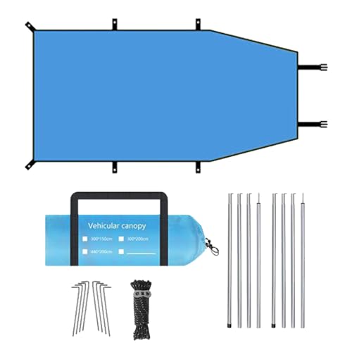 Autozelte für Camping SUV, Campingzelt für Auto | Autozelt Heckklappe Vorzelt Sonnenschutz Zelt SUV Wasserdicht Kofferraumzelt mit Heringen und Seilen für Camping Strand Reise von Générique
