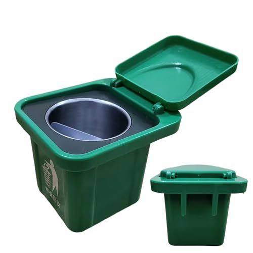 Générique Bedroom Trash Cans, kleine Mülltonne, 10,9 x 9,4 cm, kreative Aufbewahrungsbox mit Abdeckung, Wandbefestigung, Tabelle für Balkone, Sinks, Bedside Areas, Apartments oder Schlafplätze Générique Bedroom Trash Cans, kleine Mülltonne, 10,9 x 9,4 cm, kreative Aufbewahrungsbox mit Abdeckung, Wandbefestigung, Tabelle für Balkone, Sinks, Bedside Areas, Apartments oder Schlafplätze von Générique