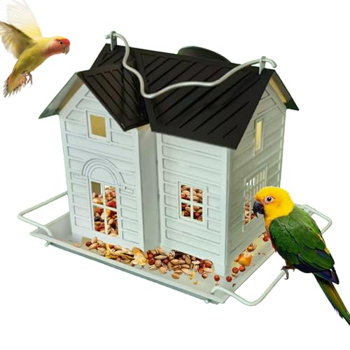 Générique Solar Bird Feeder - Strong Durable Solar Vogelfutterspender Futterspender Metall störend mit Solarenergie Licht Bluebird Feing für Générique Solar Bird Feeder - Strong Durable Solar Vogelfutterspender Futterspender Metall störend mit Solarenergie Licht Bluebird Feing für von Générique