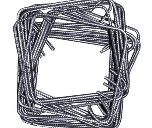 10x30 cm D-6 mm Geschlossener Bügel 10er Pack Bewehrungsstahl Mehrwinkelbügel Baustahl Ø6 mm Betonstahl 10x30 cm D-6 mm Geschlossener Bügel 10er Pack Bewehrungsstahl Mehrwinkelbügel Baustahl Ø6 mm Betonstahl von Generisch