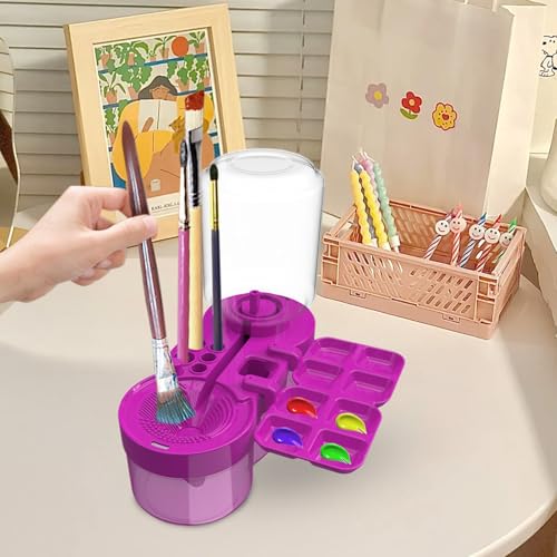 5-in-1 Pinselreiniger, 5-in-1 Pinselreiniger mit Abfluss, waschbares Malwerkzeug, Kunstzubehör mit Pinselhalter für Lehrer und Maler 5-in-1 Pinselreiniger, 5-in-1 Pinselreiniger mit Abfluss, waschbares Malwerkzeug, Kunstzubehör mit Pinselhalter für Lehrer und Maler von Generisch