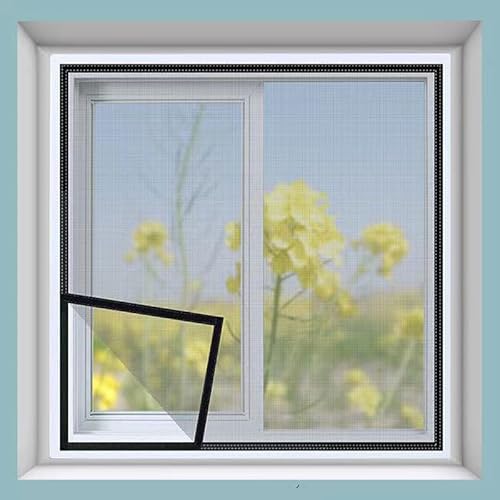 85 x 110 cm, Fliegengitternetze für Fenster, selbsthaftende Fenstergitter mit Bändern, waschbar und wiederverwendbar, blockiert Mücken, Fliegen und Insekten 85 x 110 cm, Fliegengitternetze für Fenster, selbsthaftende Fenstergitter mit Bändern, waschbar und wiederverwendbar, blockiert Mücken, Fliegen und Insekten von Generisch