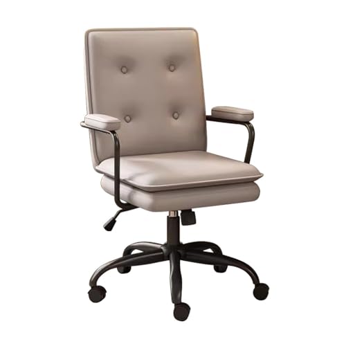 Chefsessel mit hoher Rückenlehne, ergonomischer Leder-Schreibtischstuhl mit neigbarer Rückenlehne, verstellbare Armlehnen, bequemer Gaming-Stuhl für Zuhause, Büro und Arbeitszimmer Chefsessel mit hoher Rückenlehne, ergonomischer Leder-Schreibtischstuhl mit neigbarer Rückenlehne, verstellbare Armlehnen, bequemer Gaming-Stuhl für Zuhause, Büro und Arbeitszimmer von Generisch