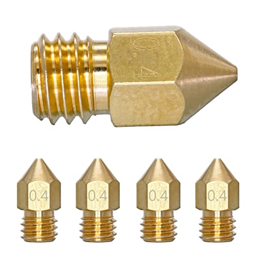 10x 0,8mm Düsen für Creality Ender 3, Ender 5, Cr10 usw. MK8 3D Drucker Nozzle von Sea 3D