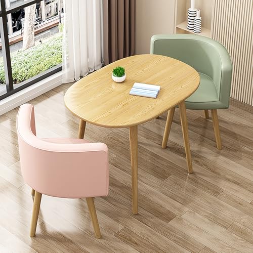 Elegantes, kompaktes, ovales Esstisch-Set mit 2 Stühlen, modernes Design für kleine Räume, perfekt für Esszimmer, Küche oder Wohnung Elegantes, kompaktes, ovales Esstisch-Set mit 2 Stühlen, modernes Design für kleine Räume, perfekt für Esszimmer, Küche oder Wohnung von Generisch