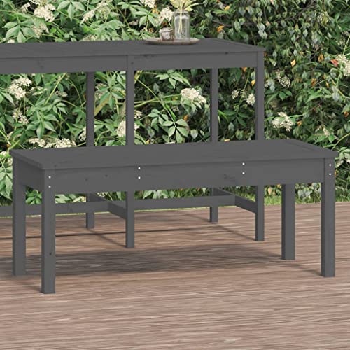 Generisch Gartenbank Grau 109x44x45 cm Massivholz Kiefer,jiangboyue-824006 Generisch Gartenbank Grau 109x44x45 cm Massivholz Kiefer,jiangboyue-824006 von Generisch