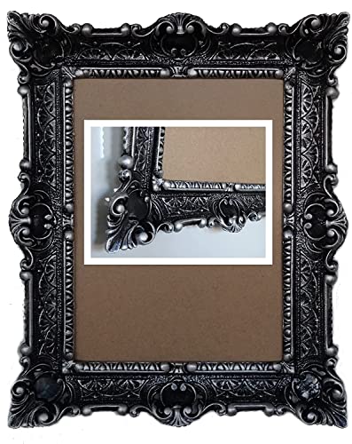 Generisch Lnxp ANTIK BAROCK BILDERRAHMEN in der Farbe Schwarz/Silber R2 Dualcolor 56x46cm RECHTECKIG REPRO Bilder für 30x40cm oder 40x30 cm BAROCKRAHMEN Bilder 49F Generisch Lnxp ANTIK BAROCK BILDERRAHMEN in der Farbe Schwarz/Silber R2 Dualcolor 56x46cm RECHTECKIG REPRO Bilder für 30x40cm oder 40x30 cm BAROCKRAHMEN Bilder 49F von Generisch