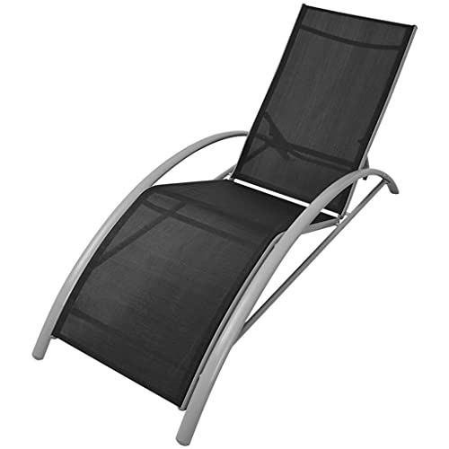 Generisch Sonnenliege Aluminium Schwarz,jiangboyue-42159 Generisch Sonnenliege Aluminium Schwarz,jiangboyue-42159 von Generisch