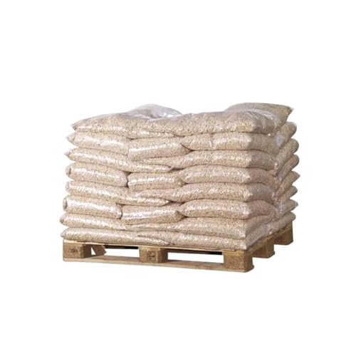 Holzpellets Premium Öko | Säcke à 15 kg 20 Stück pro Palette 300 kg | Brennpellet | für Kessel | zum Heizen von Generisch