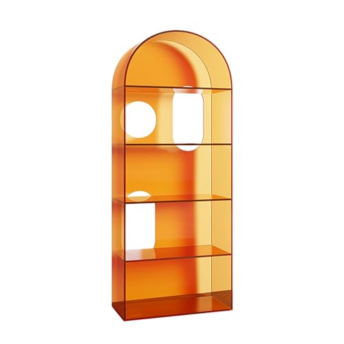 Industrielles Bücherregal mit 5 Ebenen, freistehend, Bücherregal, Aufbewahrungs- und Ausstellungsregale für Wohnzimmer, Heimbüro, Schlafzimmer, stilvolles orangefarbenes Design Industrielles Bücherregal mit 5 Ebenen, freistehend, Bücherregal, Aufbewahrungs- und Ausstellungsregale für Wohnzimmer, Heimbüro, Schlafzimmer, stilvolles orangefarbenes Design von Generisch