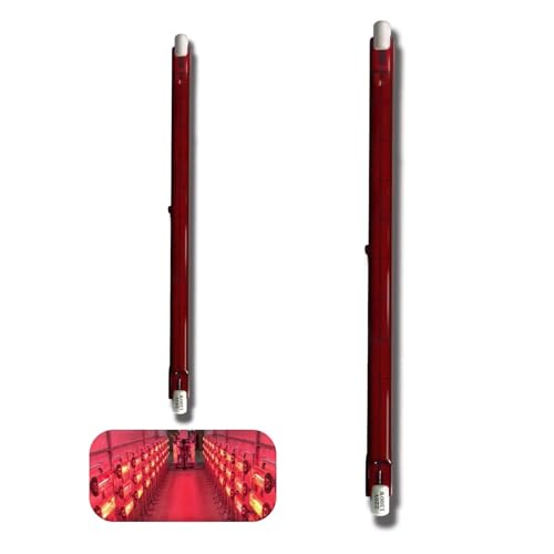 Infrarotlampe 1300W, R7 Halogenstab Dimmbar, R7S Halogenlampe 254mm 1300W Ersatz J-Typ Linear Halogen Lampe, 1300LM, Infrarot Halogen Wärmelampe 1300W Halogenstablampe Rot Heizlampe, 10mm Ø, 2 Stück Infrarotlampe 1300W, R7 Halogenstab Dimmbar, R7S Halogenlampe 254mm 1300W Ersatz J-Typ Linear Halogen Lampe, 1300LM, Infrarot Halogen Wärmelampe 1300W Halogenstablampe Rot Heizlampe, 10mm Ø, 2 Stück von Generisch