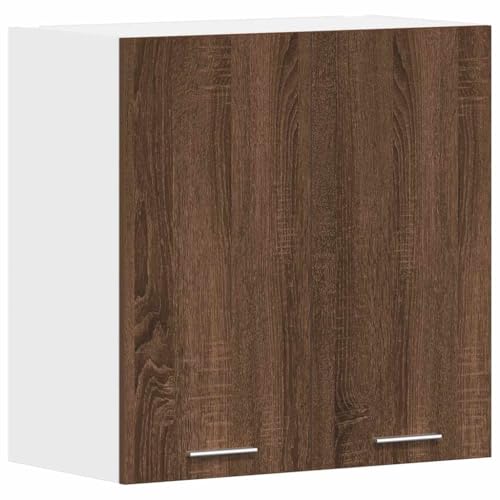 Kangqiling Hängeschrank Eiche Braun 60 x 31 x 60 cm Ingenieuriertes Holz, Braun, 815113 Kangqiling Hängeschrank Eiche Braun 60 x 31 x 60 cm Ingenieuriertes Holz, Braun, 815113 von Generisch