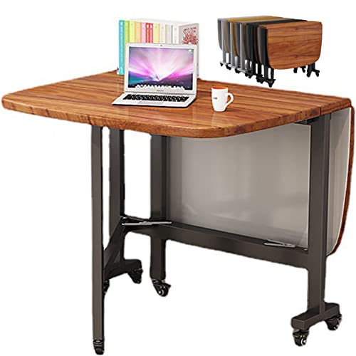 Klappbarer Esstisch, platzsparendes Küchentisch-Set mit Stühlen, Holzfarbtisch für Arbeit, Studium und Esszimmer, 120 x 80 cm Klappbarer Esstisch, platzsparendes Küchentisch-Set mit Stühlen, Holzfarbtisch für Arbeit, Studium und Esszimmer, 120 x 80 cm von Generisch
