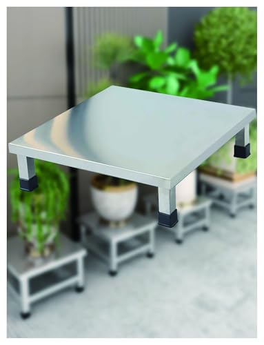 Kühlschrankständer aus Edelstahl, Wäschesockel, Waschmaschinen-Tablettmatte, erhöhter Regalboden for verschiedene Möbel und Haushaltsgeräte, keine Montage erforderlich(H40cm/15.7in,40X40CM/15.7X15.7IN Kühlschrankständer aus Edelstahl, Wäschesockel, Waschmaschinen-Tablettmatte, erhöhter Regalboden for verschiedene Möbel und Haushaltsgeräte, keine Montage erforderlich(H40cm/15.7in,40X40CM/15.7X15.7IN von Generisch