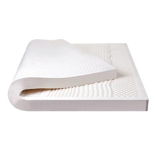 Matratzenauflage, 100 % Naturlatex, mittelfest, faltbar, für Zuhause, Doppelbett, Queen-Size-Bett, Granulat-Stil, 120 x 200 x 5 cm, bequeme Schlaflösung Matratzenauflage, 100 % Naturlatex, mittelfest, faltbar, für Zuhause, Doppelbett, Queen-Size-Bett, Granulat-Stil, 120 x 200 x 5 cm, bequeme Schlaflösung von Generisch