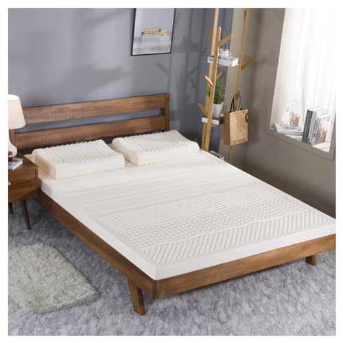 Matratzenauflage aus 100 % Naturlatex, langlebig und stützend, Memory-Schaum-Alternative, Queen-Size-Größe 140 x 200 cm, atmungsaktiver Komfort Matratzenauflage aus 100 % Naturlatex, langlebig und stützend, Memory-Schaum-Alternative, Queen-Size-Größe 140 x 200 cm, atmungsaktiver Komfort von Generisch