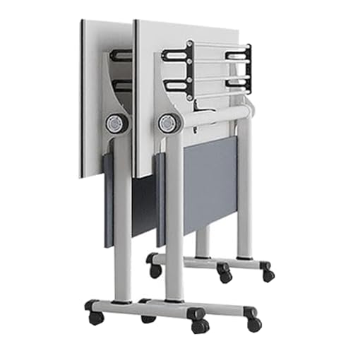 Mobiles weißes zusammenklappbares Konferenztisch-Set – 2 Stück, 140 cm lang, verstellbarer Computertisch für Meetings und Trainingsräume, platzsparendes Design, tragbar und einfach zu verstauen. Mobiles weißes zusammenklappbares Konferenztisch-Set – 2 Stück, 140 cm lang, verstellbarer Computertisch für Meetings und Trainingsräume, platzsparendes Design, tragbar und einfach zu verstauen. von Generisch