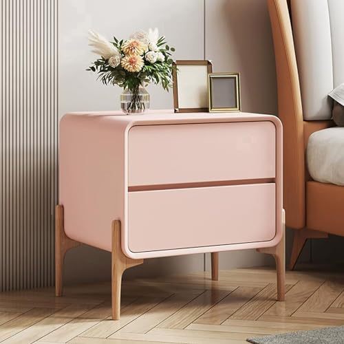 Nachttisch aus Holz mit Schubladen, moderner minimalistischer Nachttisch für Schlafzimmeraufbewahrung, Massivholzschränke und Kommode Nachttisch aus Holz mit Schubladen, moderner minimalistischer Nachttisch für Schlafzimmeraufbewahrung, Massivholzschränke und Kommode von Generisch