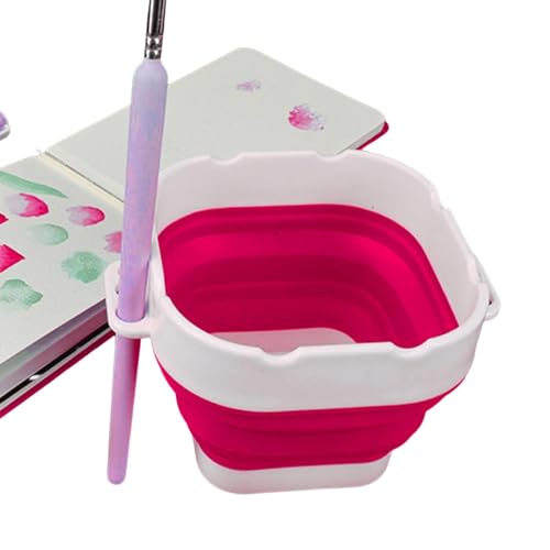 Pinselreiniger | Tragbare Zusammenklappbare Pinselwaschanlage - 1.2L Wascheimer Pinselhalter Reiniger Mal-erei Wasserbecher Für Aquarell Ölmalerei Pinselreiniger | Tragbare Zusammenklappbare Pinselwaschanlage - 1.2L Wascheimer Pinselhalter Reiniger Mal-erei Wasserbecher Für Aquarell Ölmalerei von Generisch