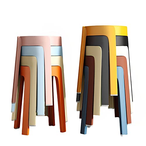 Verstellbarer Bodenstuhl für den Innenbereich, Stapelstühle, modernes Design, Kunststoff, stapelbar, 10 Stück, mit rundem Nesting, Barhocker, X-Form, rutschfeste Fußpolster, unterstützt bis zu 150 kg, Verstellbarer Bodenstuhl für den Innenbereich, Stapelstühle, modernes Design, Kunststoff, stapelbar, 10 Stück, mit rundem Nesting, Barhocker, X-Form, rutschfeste Fußpolster, unterstützt bis zu 150 kg, von Generisch