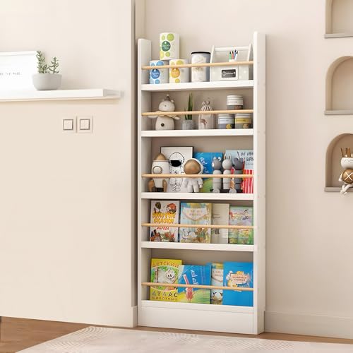 Wandmontiertes Kinder-Bücherregal-Organizer, platzsparend, mehrstöckige Aufbewahrung für Spielzeug, CDs und Bücher, ideal für Kinderzimmer, Zuhause oder Wohnzimmer Wandmontiertes Kinder-Bücherregal-Organizer, platzsparend, mehrstöckige Aufbewahrung für Spielzeug, CDs und Bücher, ideal für Kinderzimmer, Zuhause oder Wohnzimmer von Generisch