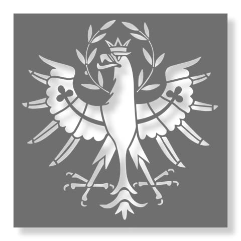 Wandschablone Tiroler Adler Schablone wiederverwendbar PROSTENCIL ORIGINAL (30x30cm) von Generisch