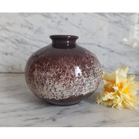 Retro Vase/Mid Century Kugelvase Ddr Keramik von Gernewieder