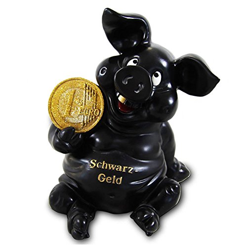 Schwarzgeldschwein Sparschwein für Ihr Schwarzgeld von Geschenkbox
