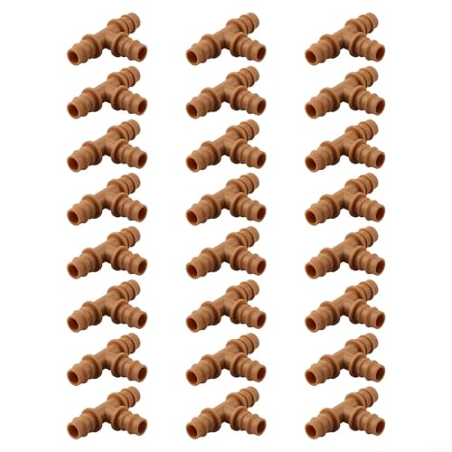 24 Stück 16 mm Widerhaken T-Verbinder für die Tropfbewässerung Ihres Gartens 24 Stück 16 mm Widerhaken T-Verbinder für die Tropfbewässerung Ihres Gartens von Getdoublerich